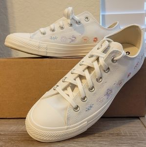 Embroidered converse